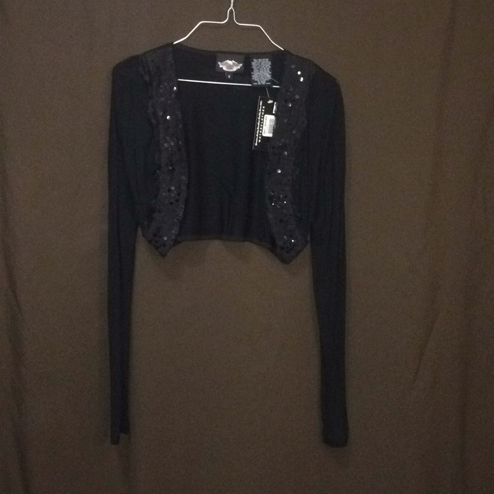 Harley Davidson black cover up. Size small.